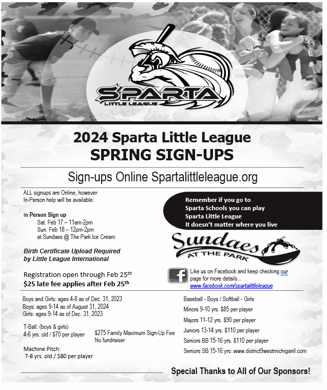 Community Organizations/Events Resources Sparta Area Schools