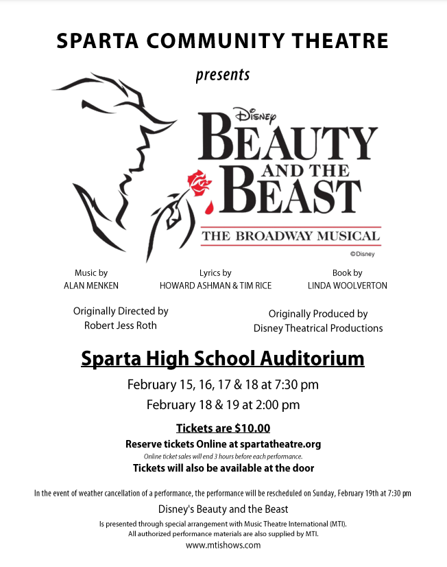 Beauty and The Beast Info Flyer