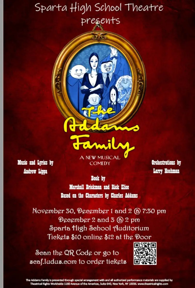 The Addams Family flyer